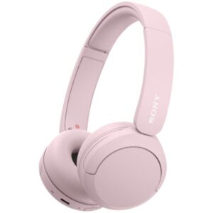 Casti On-Ear Sony WH-CH520P, Wireless, Bluetooth, Microfon, Multipoint, Quick Charge, Autonomie 50 ore, Roz