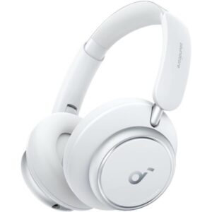Casti Wireless Over-Ear Anker Soundcore Space Q45, Adaptive Active Noise Cancelling, LDCA Hi-Res, Bluetooth 5.3, Alb