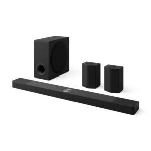 Soundbar LG S95TR, 9.1.5 , 810W, Dolby Atmos, Airplay2, Kit Wireless Surround 6 canale , Subwoofer Wireless, HDMI, USB, Negru