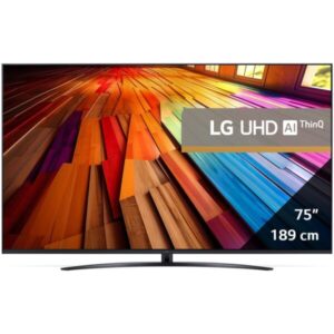 Televizor LG LED 75UT81003LA, 189 cm, Smart, 4K Ultra HD, Clasa F (Model 2024)