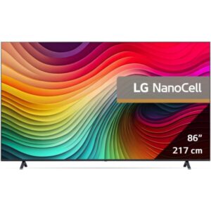 Televizor LG NanoCell 86NANO81T3A, 218 cm, Smart, 4K Ultra HD, 100 Hz, Clasa G (Model 2024)