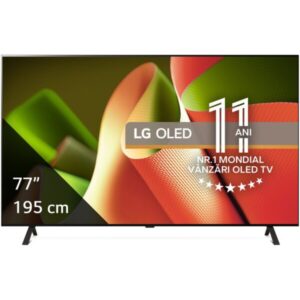 Televizor LG OLED 77B42LA, 195 cm, Smart, 4K Ultra HD, 100Hz, Clasa F (Model 2024)