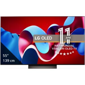 Televizor LG OLED evo 55C41LA, 139 cm, Smart, 4K Ultra HD, 100 Hz, Clasa G (Model 2024)