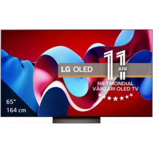 Televizor LG OLED evo 65C42LA, 164 cm, Smart, 4K Ultra HD, 100Hz, Clasa F (Model 2024)