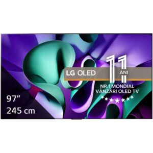 Televizor LG OLED Signature 97M49LA, 243 cm, Smart, 4K Ultra HD, Clasa G